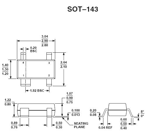 SOT-143封装尺寸图文