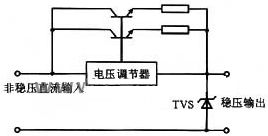 TVS瞬变二极管保护直流稳压电源