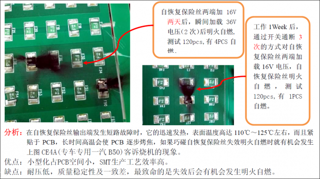 自恢复保险丝分析优缺点