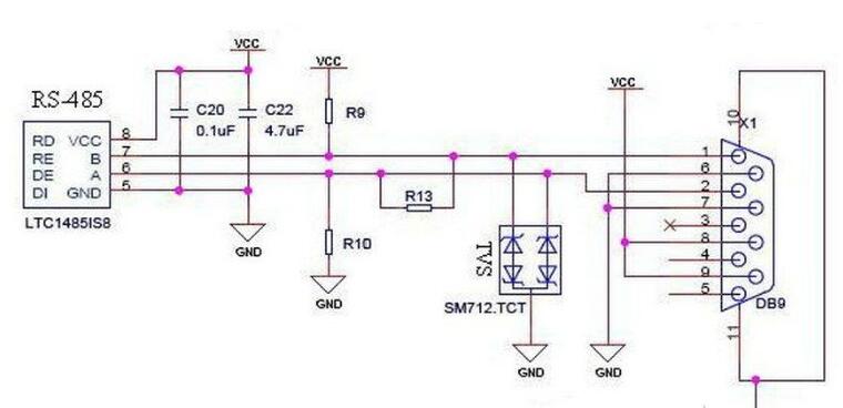 TVS瞬变二极管在电路设计应用图
