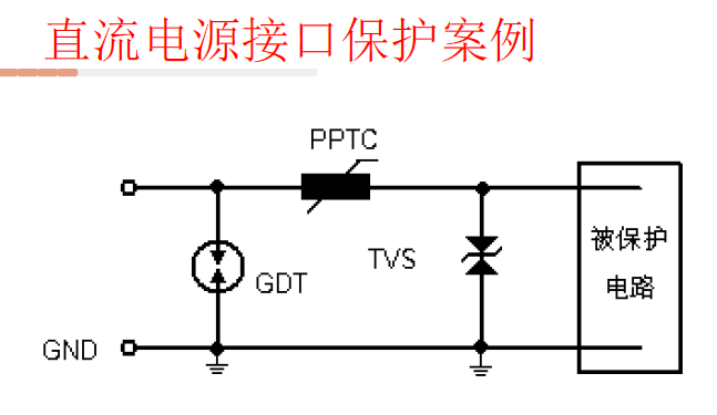 直流电源接口保护